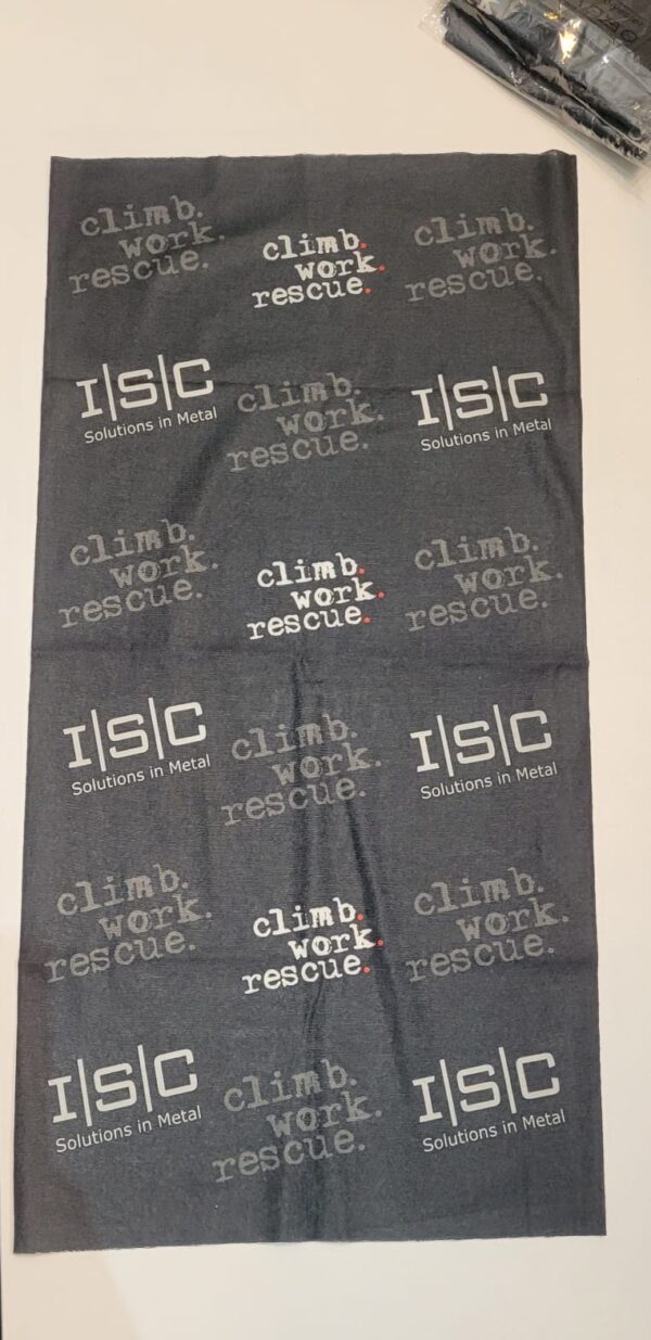 Bandana preta climb work rescue - Isc