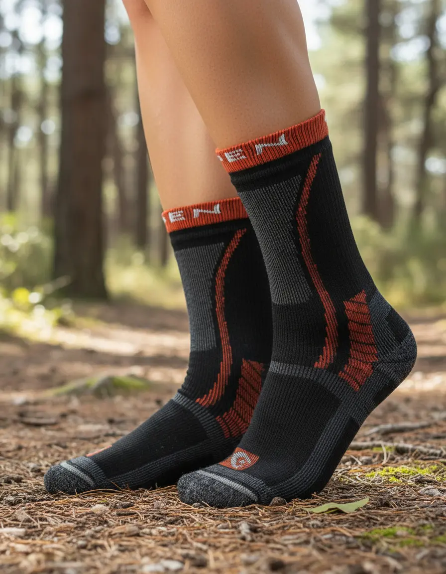 Meia T3 All Season Trekker Preta - Lorpen - Imagem 4