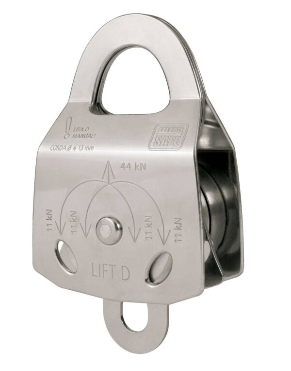 Polia Dupla Aço Inox Lift D - Ultra Safe
