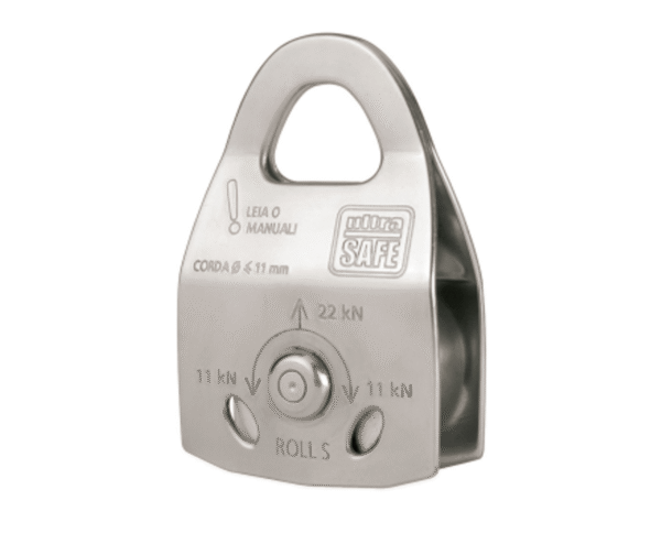 Polia Simples Aço Inox Roll S - Ultra Safe