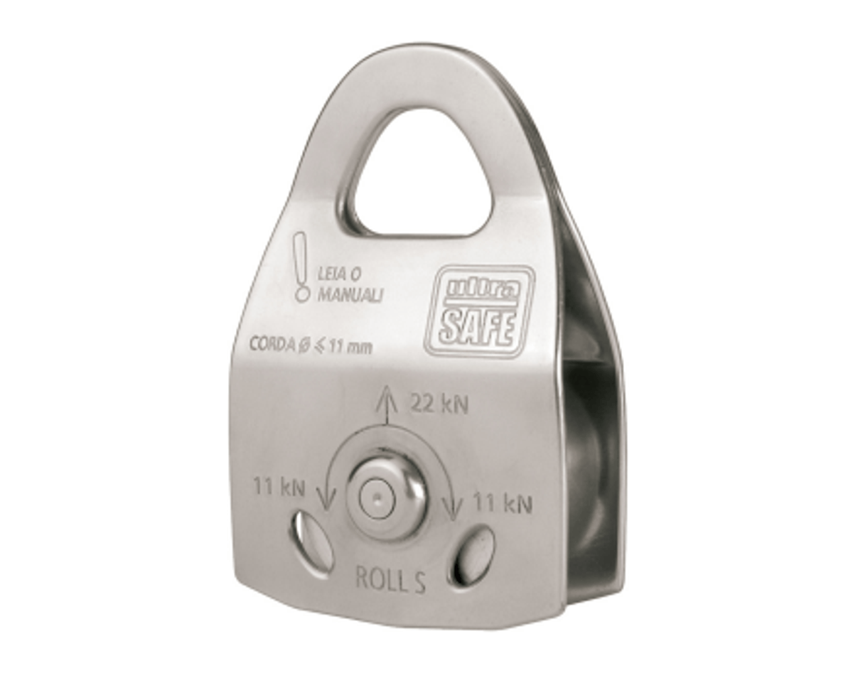 Polia Simples Aço Inox Roll S - Ultra Safe