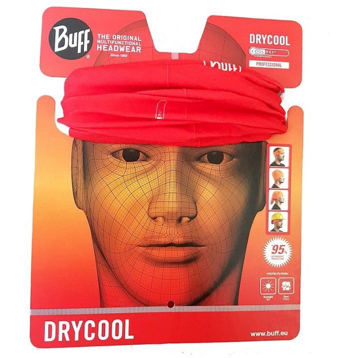 Bandana Drycool Laranja Fluorescente - Buff