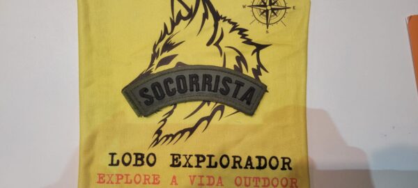 Patch Tarja de Ombro Socorrista 5,5X14cm