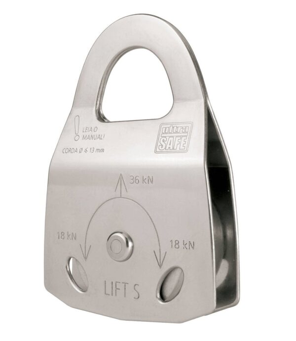 Polia Simples Aço Inox Lift S - Ultra Safe