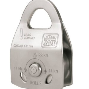 Polia Simples Aço Inox Roll S - Ultra Safe