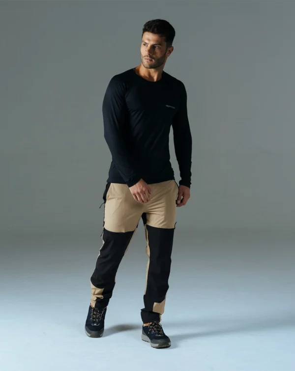 Calça Masculina Hiker Preto e Cáqui - Galapagos - Imagem 3