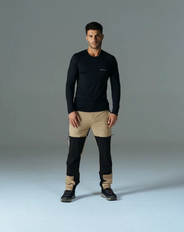 Calça Masculina Hiker Preto e Cáqui - Galapagos - Imagem 4
