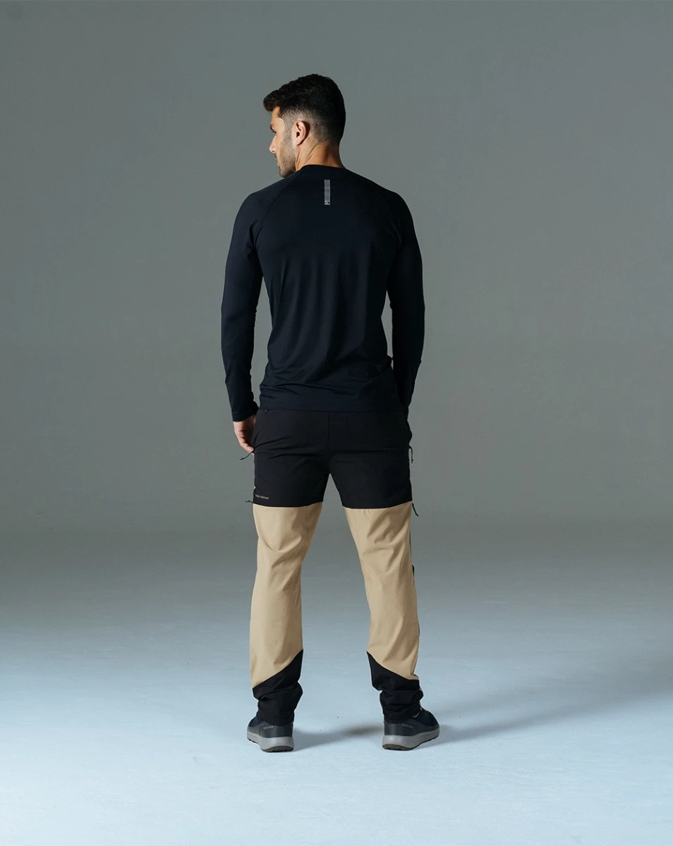 Calça Masculina Hiker Preto e Cáqui - Galapagos - Imagem 5