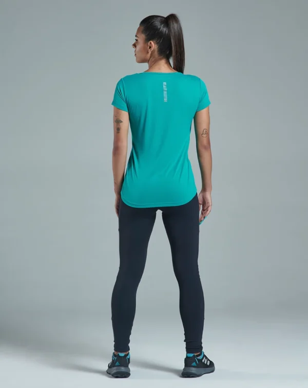 Camiseta Dry Fit Feminina Java Verde Esmeralda - Galapagos - Image 3