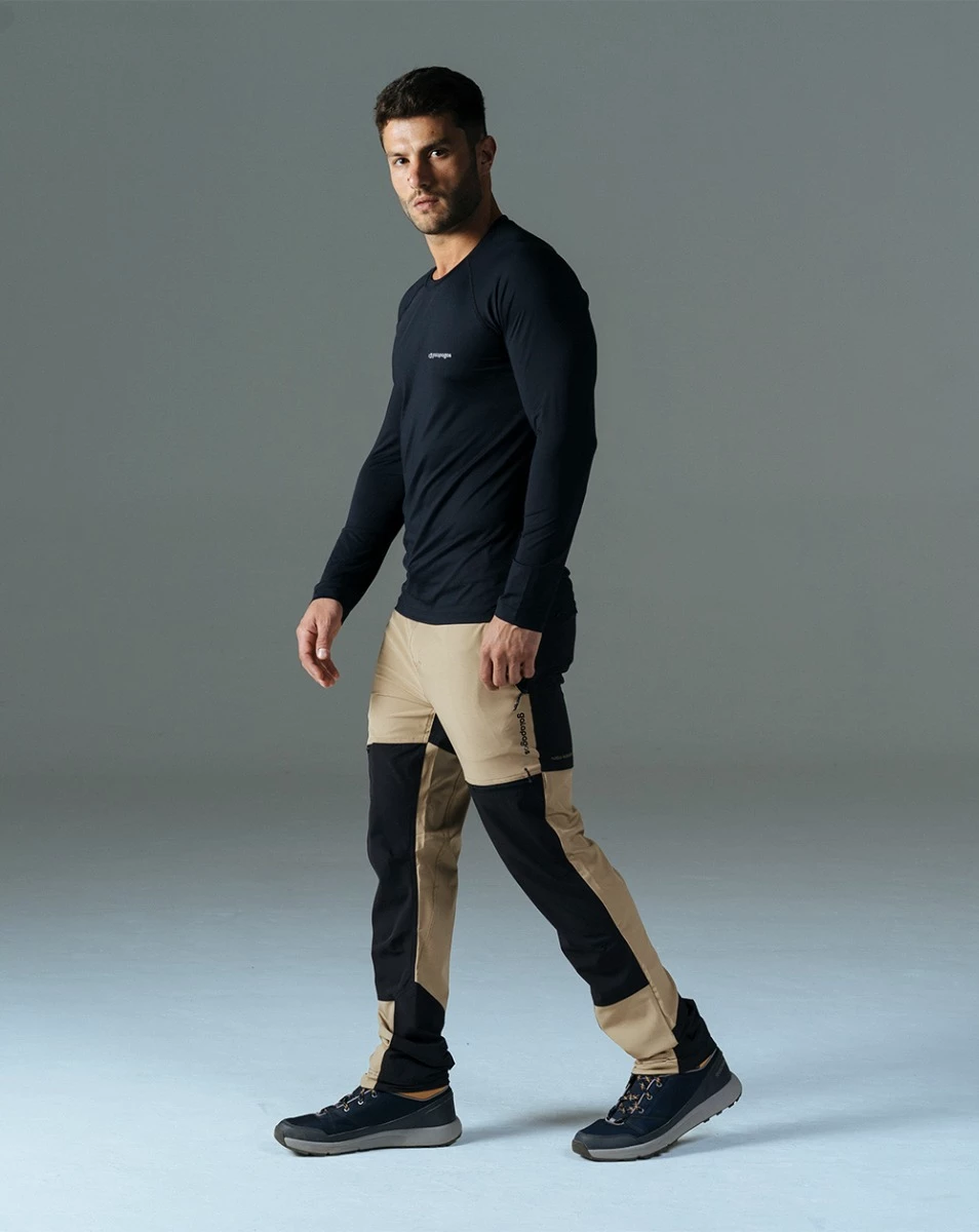 Calça Masculina Hiker Preto e Cáqui - Galapagos - Imagem 6