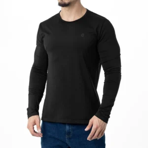 Blusa Segunda Pele Masculina Thermo Comfort Preta - Invictus