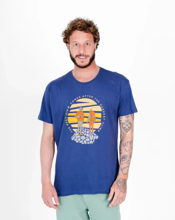 Camiseta "All Gender" Best View Azul Marinho - Galapagos - Imagem 2