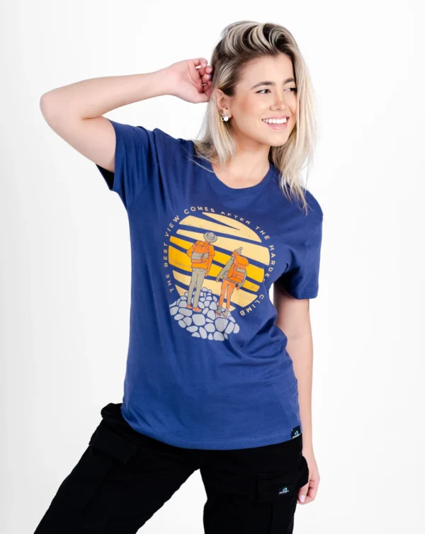 Camiseta "All Gender" Best View Azul Marinho - Galapagos - Imagem 3