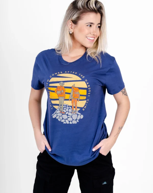 Camiseta "All Gender" Best View Azul Marinho - Galapagos