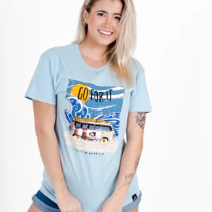 Camiseta "All Gender" Go For It Turquesa - Galapagos