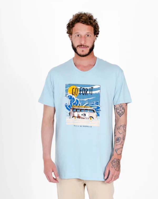 Camiseta "All Gender" Go For It Turquesa - Galapagos - Imagem 2