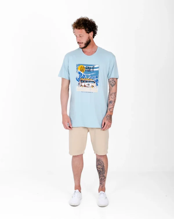 Camiseta "All Gender" Go For It Turquesa - Galapagos - Imagem 6