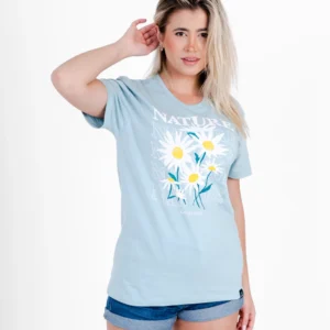 Camiseta "All Gender" Nature Turquesa - Galapagos