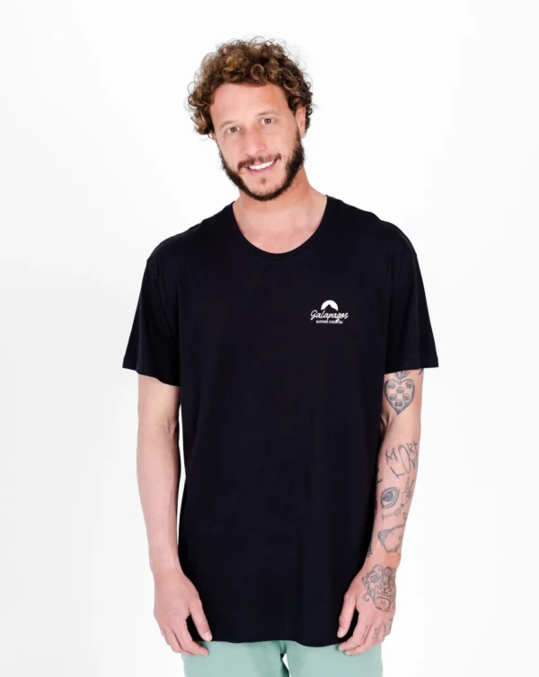 Camiseta "All Gender" Peace Place Preta - Galapagos - Imagem 2