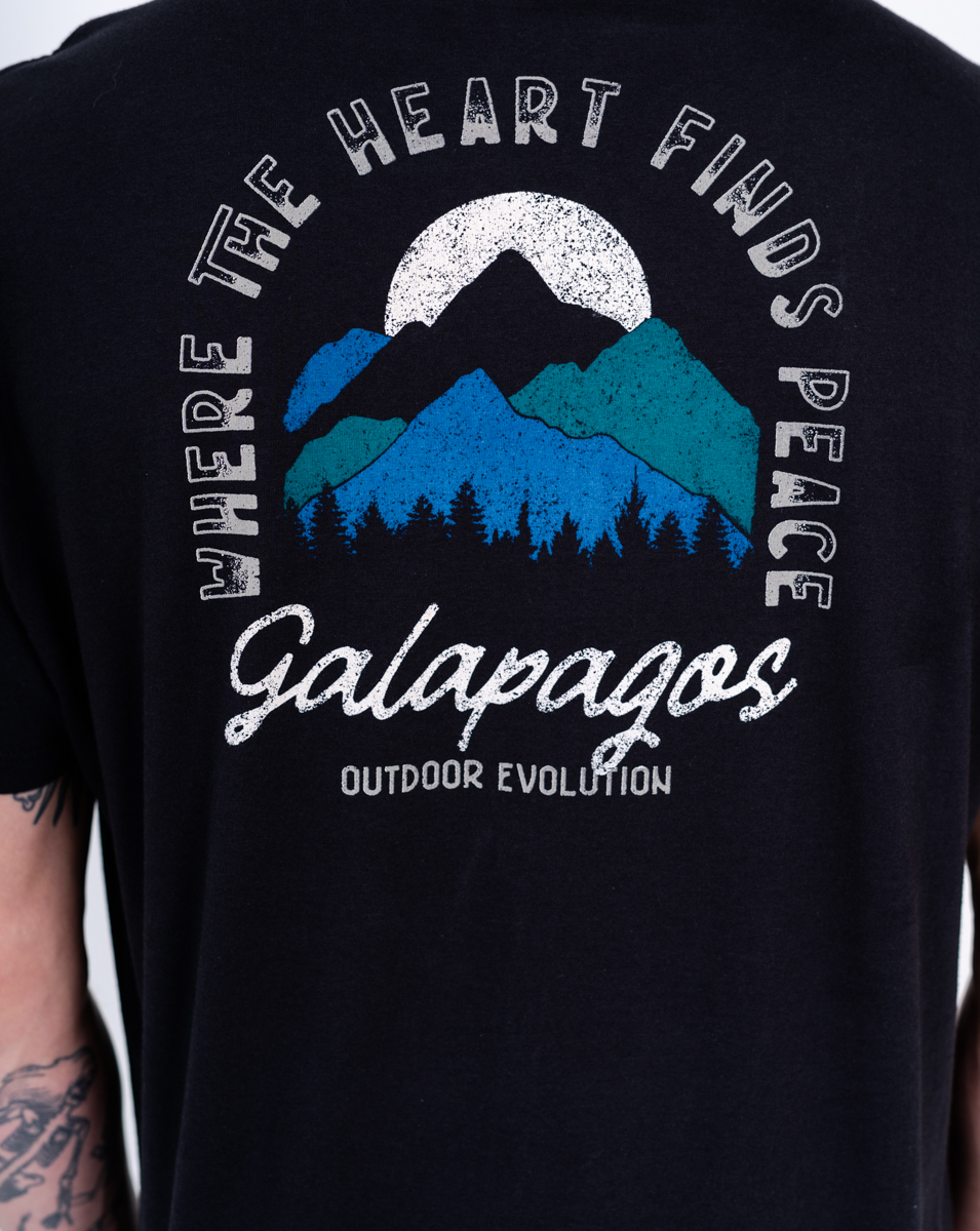 Camiseta "All Gender" Peace Place Preta - Galapagos - Imagem 5