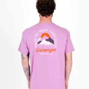 Camiseta "All Gender" Peace Place Roxa - Galapagos