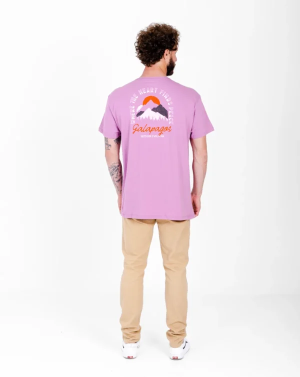 Camiseta "All Gender" Peace Place Roxa - Galapagos - Image 7