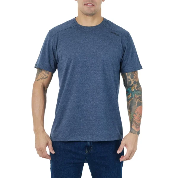 Camiseta Basic Type Azul Mescla - Invictus
