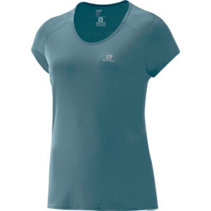 Camiseta Thermo SS Feminina Turquesa - Salomon