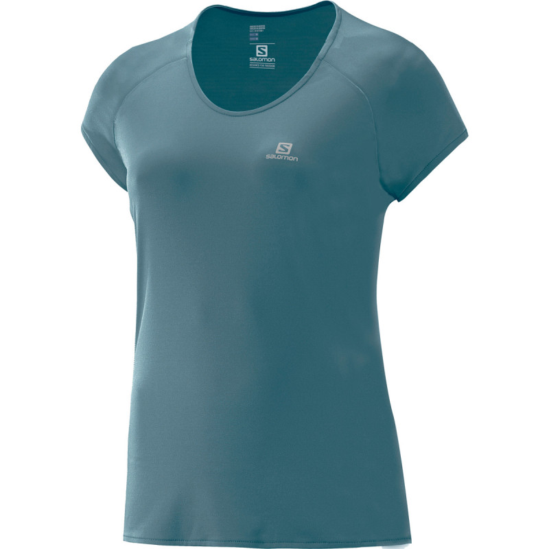 Camiseta Thermo SS Feminina Turquesa - Salomon