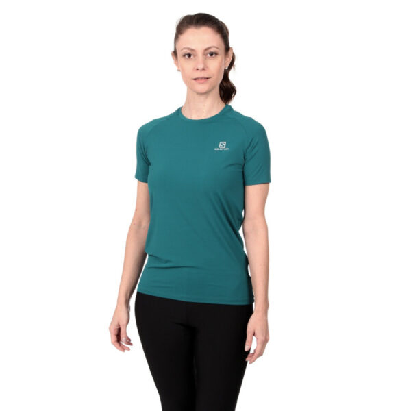 Camiseta Thermo SS Feminina Rosa - Salomon - Imagem 2