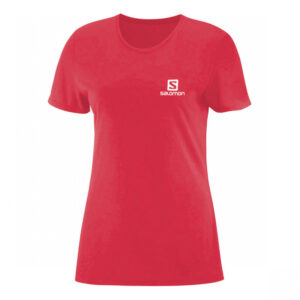 Camiseta Trainning SS Feminina Vermelha - Salomon