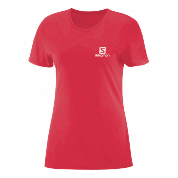 Camiseta Trainning SS Feminina Vermelha - Salomon