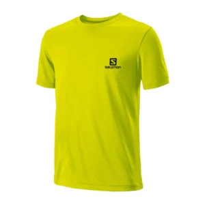 Camiseta Trainning SS Masculino Amarelo Flúor - Salomon