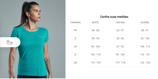 Camiseta Dry Fit Feminina Java Verde Esmeralda - Galapagos - Image 6