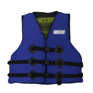 Colete Salva Vidas Homologado pela Marinha Atlântico 55/110kg Azul - NTK