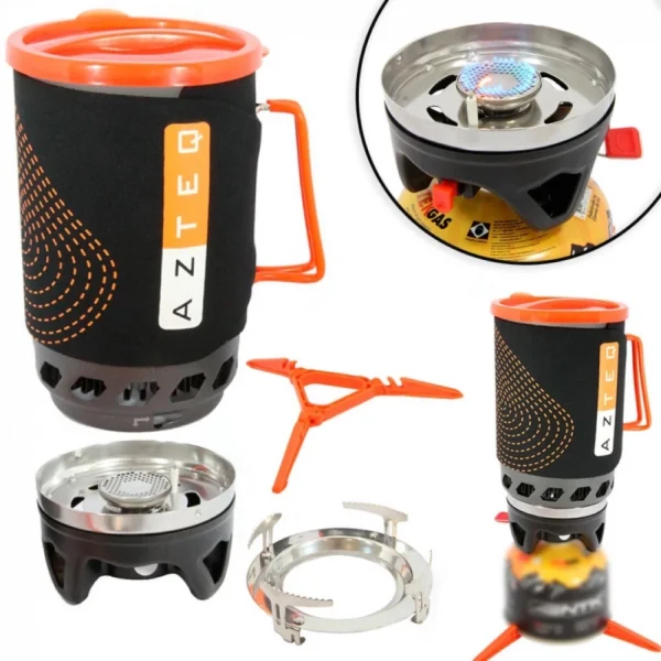 Conjunto Fogareiro e Panela Jetcook - Azteq - Imagem 2