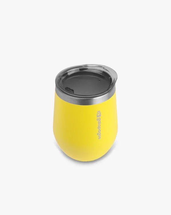 Copo Térmico em Aço Inox Cave 350ml Amarelo - Galapagos - Imagem 2