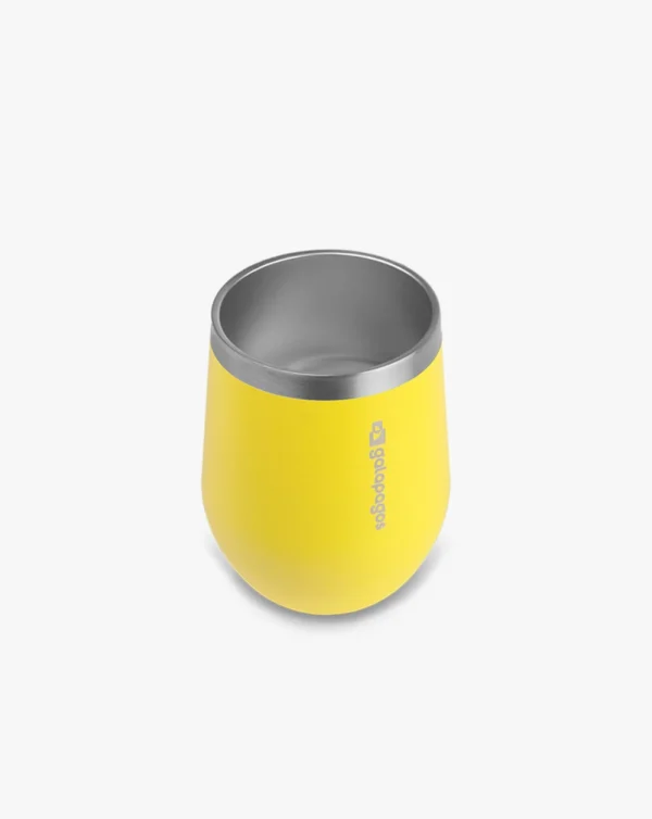 Copo Térmico em Aço Inox Cave 350ml Amarelo - Galapagos - Imagem 3