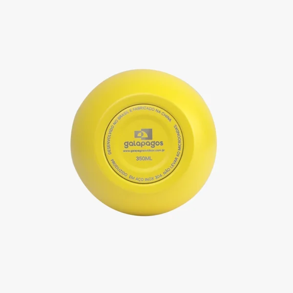Copo Térmico em Aço Inox Cave 350ml Amarelo - Galapagos - Imagem 5