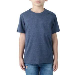 Camiseta Infantil Basic Type Azul - Invictus