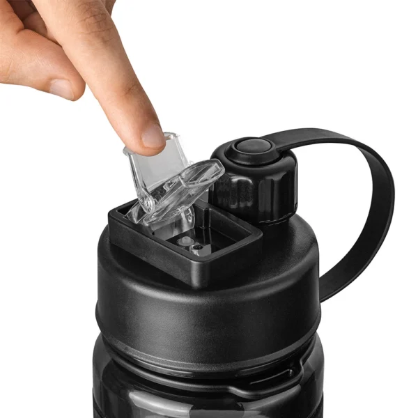 Garrafa Plástica Liquid 1l Preta - Invictus - Imagem 5
