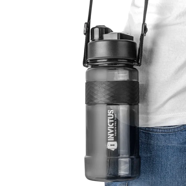 Garrafa Plástica Liquid 1l Preta - Invictus - Imagem 7