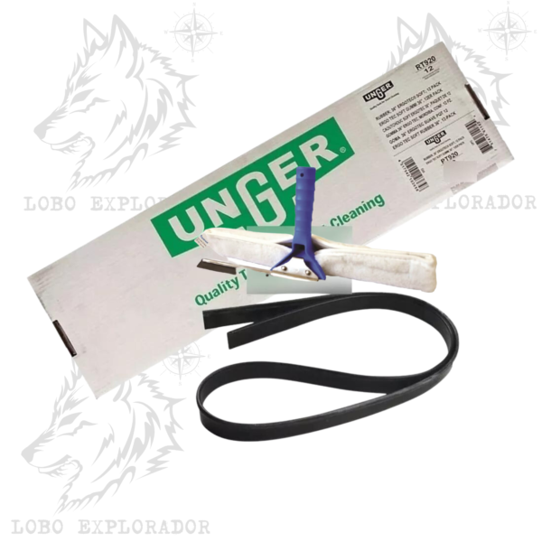Lâmina De Borracha Para Rodo Limpa Vidros 45cm Ergotec - Unger
