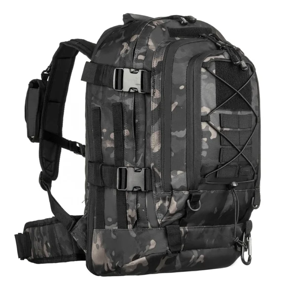 Mochila Duster Camuflado Warskin Black - Invictus