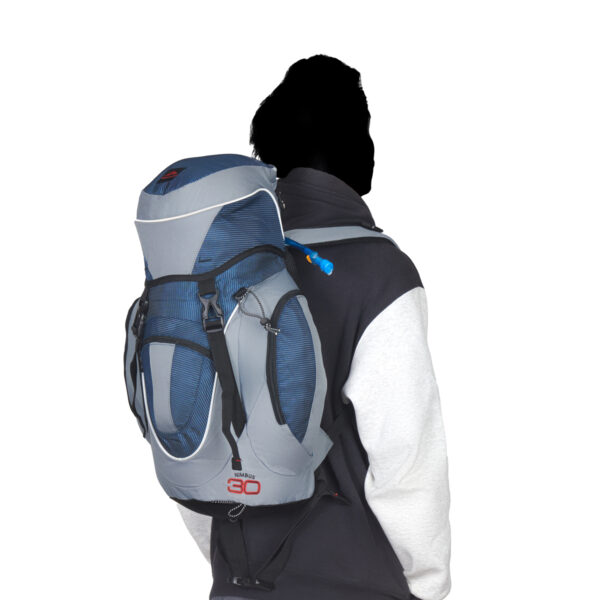 Mochila Nimbus 30L Laranja e Preta - Trilhas e Rumos - Imagem 4