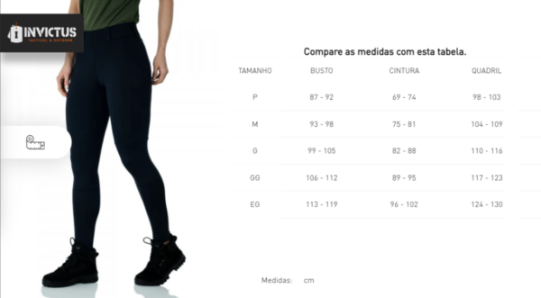 Calça Feminina Legging Skadi Verde - Invictus - Image 7