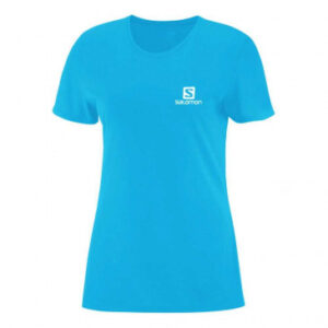 Camiseta Trainning SS Feminina Azul Claro - Salomon