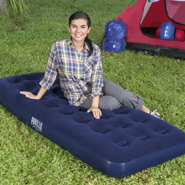 Colchão Inflável Solteiro Azul - Bestway - Imagem 3