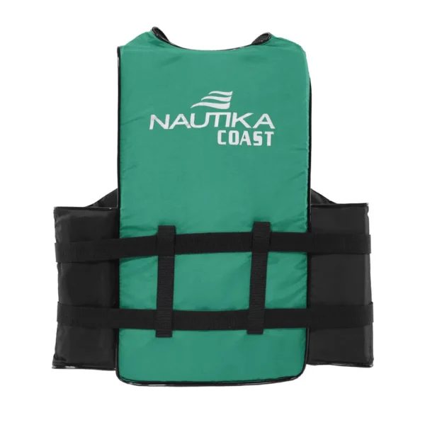 Colete Salva Vidas Coast 80kg Verde e Preto - NTK - Imagem 2