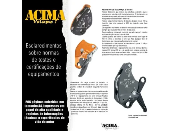 Livro Acima Volume 1 - Altura, Acesso por Corda, Resgate e Espaço Confinado - Imagem 6